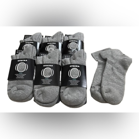 Gray Casual Ankle Socks Set - Picture 1 of 4